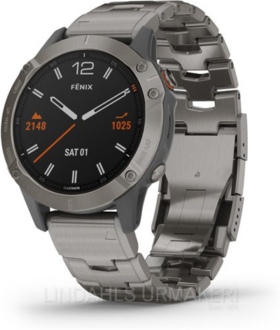 Garmin Fenix 6 Pro and Sapphire Multisportklocka med GPS 6 010-02158-23