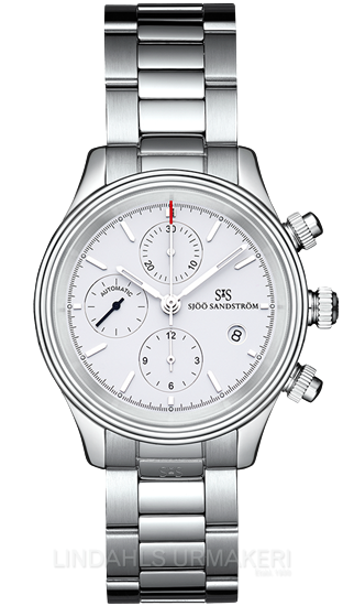 Sjöö Sandström Royal Steel Chronograph 42 mm 011652