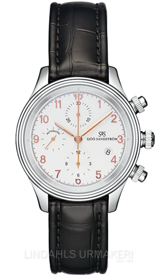 Sjöö Sandström Royal Steel Chronograph 42 mm 012611