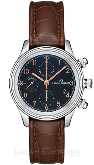 Sjöö Sandström Royal Steel Chronograph 42 mm 012840