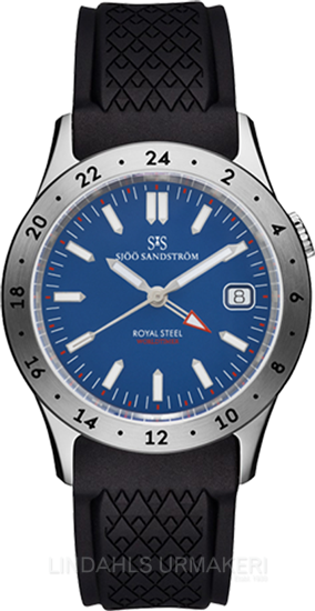 Sjöö Sandström Royal Steel Worldtimer 020623