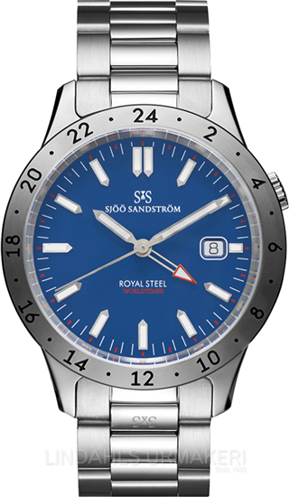 Sjöö Sandström Royal Steel Worldtimer 020807