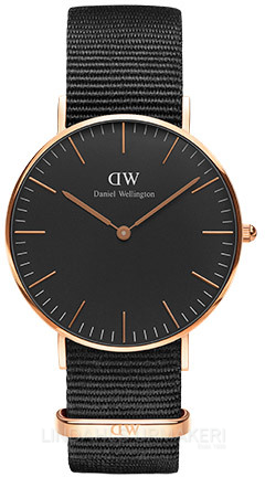 Daniel Wellington Classic 36 mm Black Cornwall