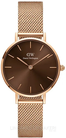 Daniel Wellington Classic Petite Amber 28 mm Meshlänk DW00100476