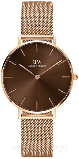 Daniel Wellington Classic Petite Amber 32 mm Meshlänk DW00100477